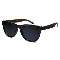 Wooden Sunglasses Ablibi Polarized Womens Wood Sunglasses Handmade Lightweight Shades With Wooden Box Grey