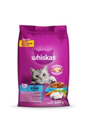 Whiskas Dry Adult Cat Food Ocean Fish 500G