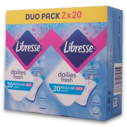 Libresse Dailies Regular Pantyliners Duo 40 Pack - Scented