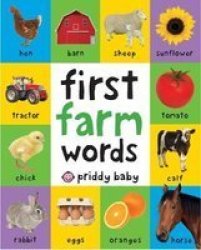 First 100 Soft To Touch Farm Words Hardcover