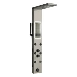 Aquavit LED Shower Panel Chrome + Mirror 1500MMX220MM