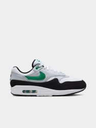 Nike Men&apos S Air Max 1 White nlack green Sneaker