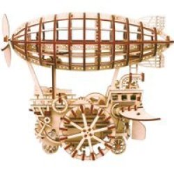 Wooden Mechanical Airship - 349PCS