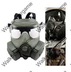 Us Army M50 Dummy Gas Mask With Fan Ventilation - Army Green
