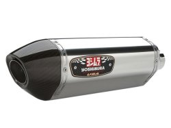 Yoshimura - R-77 Full System Stainless Steel Slip-on Carbon Fibre End Cap For Kawasaki Zx14r 06-13