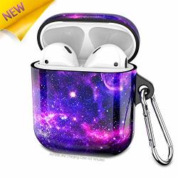 Airpods Case Full Body Protective Shockproof Cover For Apple Airpods 2 & 1 With Keychain Wireless Charging Case