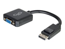C2G CABLES To Go 54323 8IN Displayport To Vga Adapter Converter - Male To Female Active Black