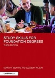 Study Skills For Foundation Degrees Hardcover 3RD New Edition