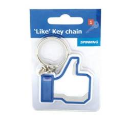 Spinning Hat LIKEKEYCHAIN Facebook Key Chain