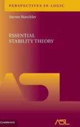 Essential Stability Theory Hardcover