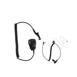Maxtop APM100ARP35-M9 Light Duty Shoulder Speaker Microphone + Coil Extend Listen Only Earpiece For Motorola