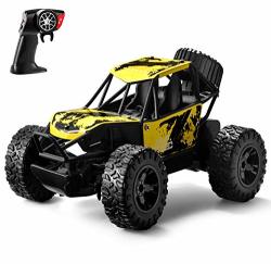 Gasince Rc Cars For Boys Age 8-12 High Speed Remote Control Car 2.4 Ghz Aluminium Alloy Off Road Monster Trucks With Two Rechargeable Batteries