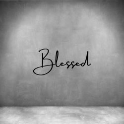 Blessed - L 450MM Grey Font 1