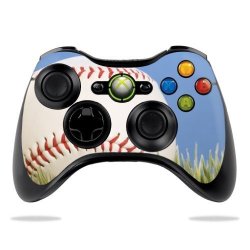 MightySkins Protective Vinyl Skin Decal Cover For Microsoft Xbox 360 Controller Wrap Sticker Skins Baseball
