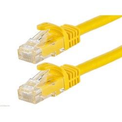Acconet. Acconet 1M CAT6 Flylead Yellow - Perfect For Network Devices