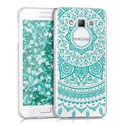 Kwmobile Crystal Case For Samsung Galaxy A3 2015 With Design Indian Sun - Transparent Protection Case Cover Clear In Mint Transparent