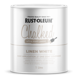 Decorative Chalked Paint Brush Matt Linen White 1 L
