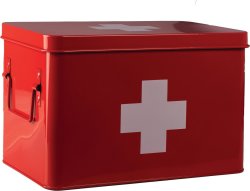 Storage Box Medical Small Red