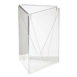 Parrot Acrylic Menu Holder A5 Three Sided Table Talker