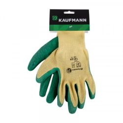 Bulk Pack 3 X Kaufmann Latex Coated Gripper Glove - Green