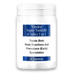 Virekta Super Tadalifil Cialis 2 In 1 - 4 Tablets
