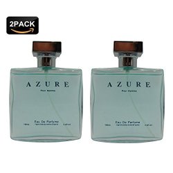 Quad77 Azure Pour Homme Our Version Of Chrome By Azzaro 3 4 Fluid Ounce Eau De Parfum Spray For Men Perfect Gift Package Of 2 Reviews Online Pricecheck