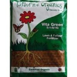 Talborne Organics - Vita Green 5:1:5 16 Lawns Palms & Tropical Gardens Organic Fertilizer - 5KG