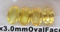 Natural Sapphires - Ceylon - Aaa+++ Vs1 Top Canary Y - 1.150 Cts - 2 Perfect Pair - Price stone