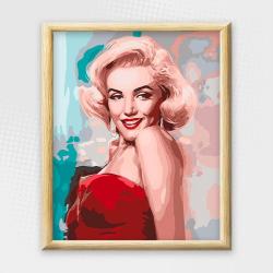 Adult Paint By Numbers With Frame - Magnificent Monroe