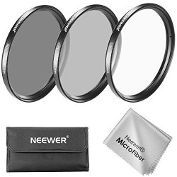 Neewer 40.5MM Lens Filter Kit: Uv Filter + Cpl Filter + ND4 Filter + Filter Pouch + Cleaning Cloth For Sony A6000 Nex Series