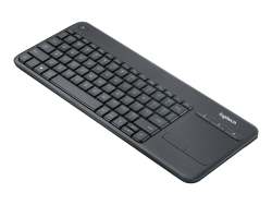 Logitech Wireless Keyboard K400 Plus Touch Dark Grey Unifying USB Receiver 18-MONTHS Battery Life 13 Function Integrated Hot Keys 10M Range 2 4 Gh
