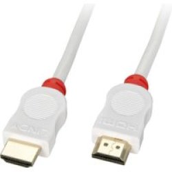 41411 HDMI Cable 1 M Type A Standard Red White High Speed Cable 1M