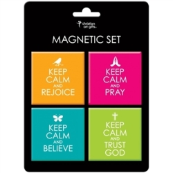 Keep Calm - Set Of 4 Magnets