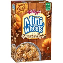 Kelloggs Frosted MINI Wheats Pumpkin Spice 15.5 Ounce 2 Pack