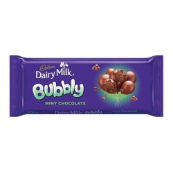 Cadbury Dairy Milk Bubbly Mint 150G