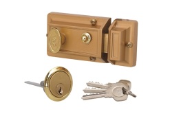 - Night Latch Complete With Cylinder
