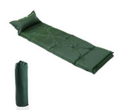 Lma 180X60X3CM Inflatable Camping Mattress With Pillow FX-8889-1 - Green