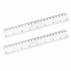 8 inches Plastic Ruler Straight Ruler Plastic Measuring Tool