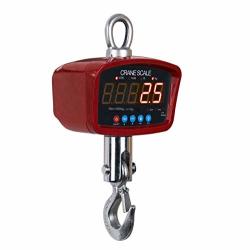 Optima Scale OP-924A-1000 Digtial Portable Industrial Hanging LED Crane Scale With Remote Control 1000 Lbs X 0.5 Lbs New