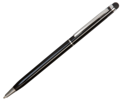 Holbay Pens Slim Metal Stylus Pen - Black Barrel