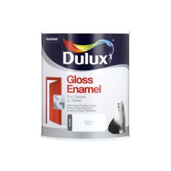 Paint Enamel Gloss Dulux Brilliant White 1L