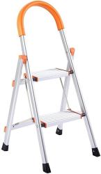 Good Concept New 2 Step Non-slip Aluminum Ladder Folding Platform Stool 330 Lbs Load Capacity