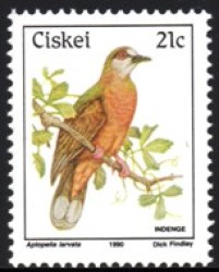 Ciskei - 1990 Birds 21c Additional Value Sacc 174