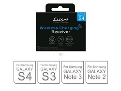 LUXA2 Wireless Charging Receiver For Samsung Galaxy S4 - Retail Packaging - Black