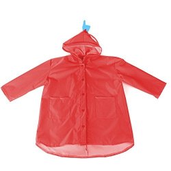 Xinvision Raincoat For Kids Dinosaur Waterproof Jacket Outwear Raincoat Hooded