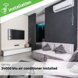 Air Conditioner: 34000 Btu Unit Installation Fee
