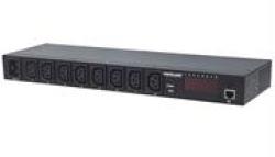 Intellinet 19 Intelligent 8-PORT Pdu - 19 Rackmountable Intelligent Power Distribution Unit Monitors Power Temperature And Humidity Retail Box 1 Year Limited Warranty Product