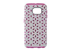 Samsung Galaxy S6 Case Incipio Patterned Shock Absorbing Dualpro Detail Case For Samsung Galaxy S6 - Retail Packaging - White Pink