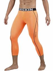 Drskin Tight 3 4 Compression Pants Base Layer Running Pants Men XL LO813