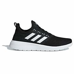 Adidas Men's Lite Racer Rbn Sneaker Black white grey 10 M Us